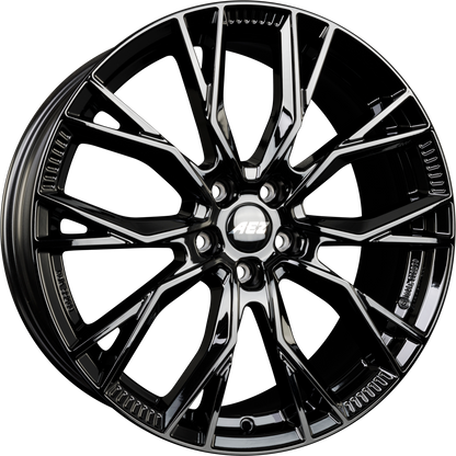 AEZ Toronto BLACK - Schwarz Glänzend Alufelge 8.5x21 Zoll ET30 LK 5x112 ML66.6 – Bild 2