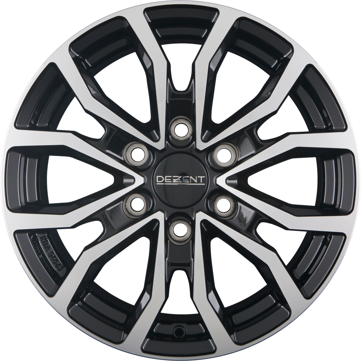 Dezent KC DARK - Schwarz Frontpoliert Alufelge 8.5x20 Zoll ET20 LK 6x139.7 ML77.8 – Bild 8