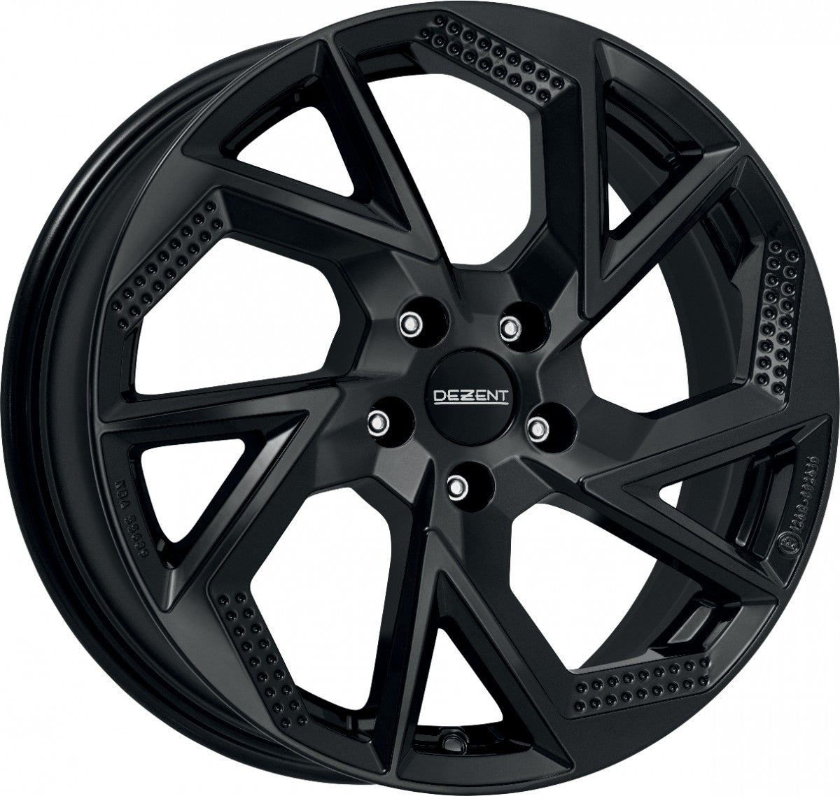 Dezent AP black 6.5x16 ET47 - LK5/112 ML66.6