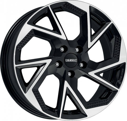 Dezent AP black/polished Alufelge 6.5x16 Zoll ET40 LK 5x112 ML66.6