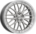 Dotz Bilbao silver/polished lip Alufelge 8x18 Zoll ET35 LK 5x100 ML60.1