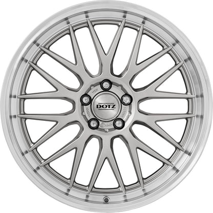 Dotz Bilbao silver/polished lip Alufelge 8x18 Zoll ET35 LK 5x100 ML60.1 – Bild 2