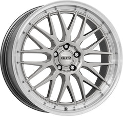 Dotz Bilbao silver/polished lip Alufelge 8x19 Zoll ET45 LK 5x112 ML70.1