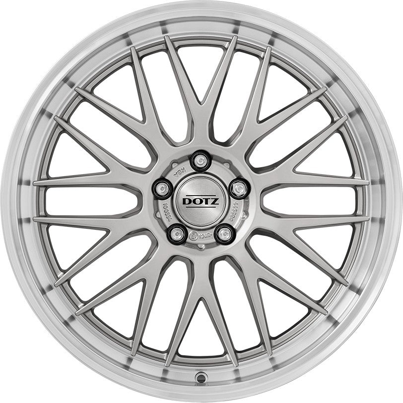 Dotz Bilbao silver/polished lip 8.5x19 ET45 - LK5/112 ML70.1 – Bild 2