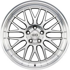 Dotz Bilbao BLAZE - Silber mit Poliertem Felgenhorn 8.5x19 Zoll ET33 LK 5x120 ML72.6
