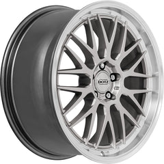 Dotz Bilbao silver/polished lip Alufelge 8.5x20 Zoll ET45 LK 5x112 ML70.1