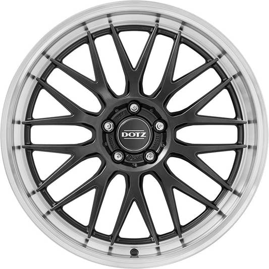 Dotz Bilbao gunmetal/polished lip 7x17 ET35 - LK4/98 ML58.1 – Bild 2