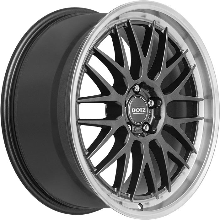 Dotz Bilbao gunmetal/polished lip 8x18 ET45 - LK5/120 ML72.6 – Bild 3