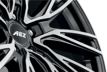AEZ Seattle black/polished 8x19 ET45 - LK5/112 ML57.1