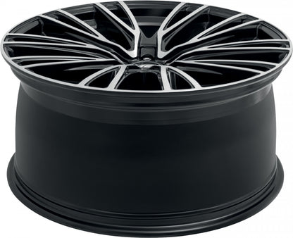 AEZ Seattle black/polished 8x19 ET45 - LK5/112 ML57.1