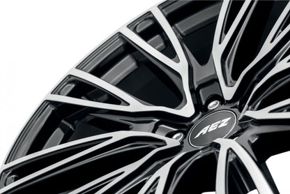 AEZ Seattle black/polished 8x19 ET43 - LK5/130 ML66.6