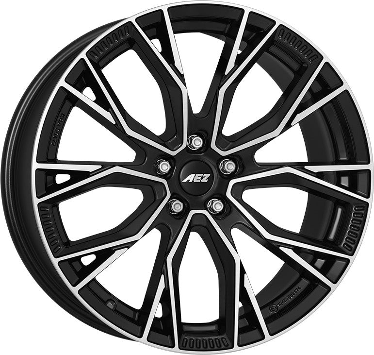 AEZ Toronto black/polished 8.5x21 ET46 - LK5/130 ML66.6