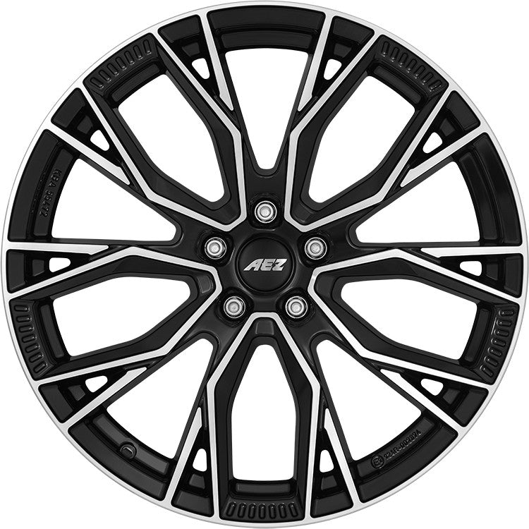 AEZ Toronto black/polished 8.5x21 ET46 - LK5/130 ML66.6