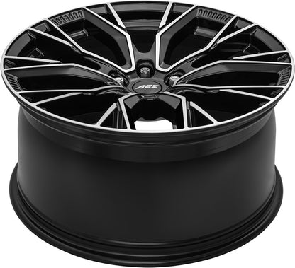 AEZ Toronto black/polished 8.5x21 ET46 - LK5/130 ML66.6