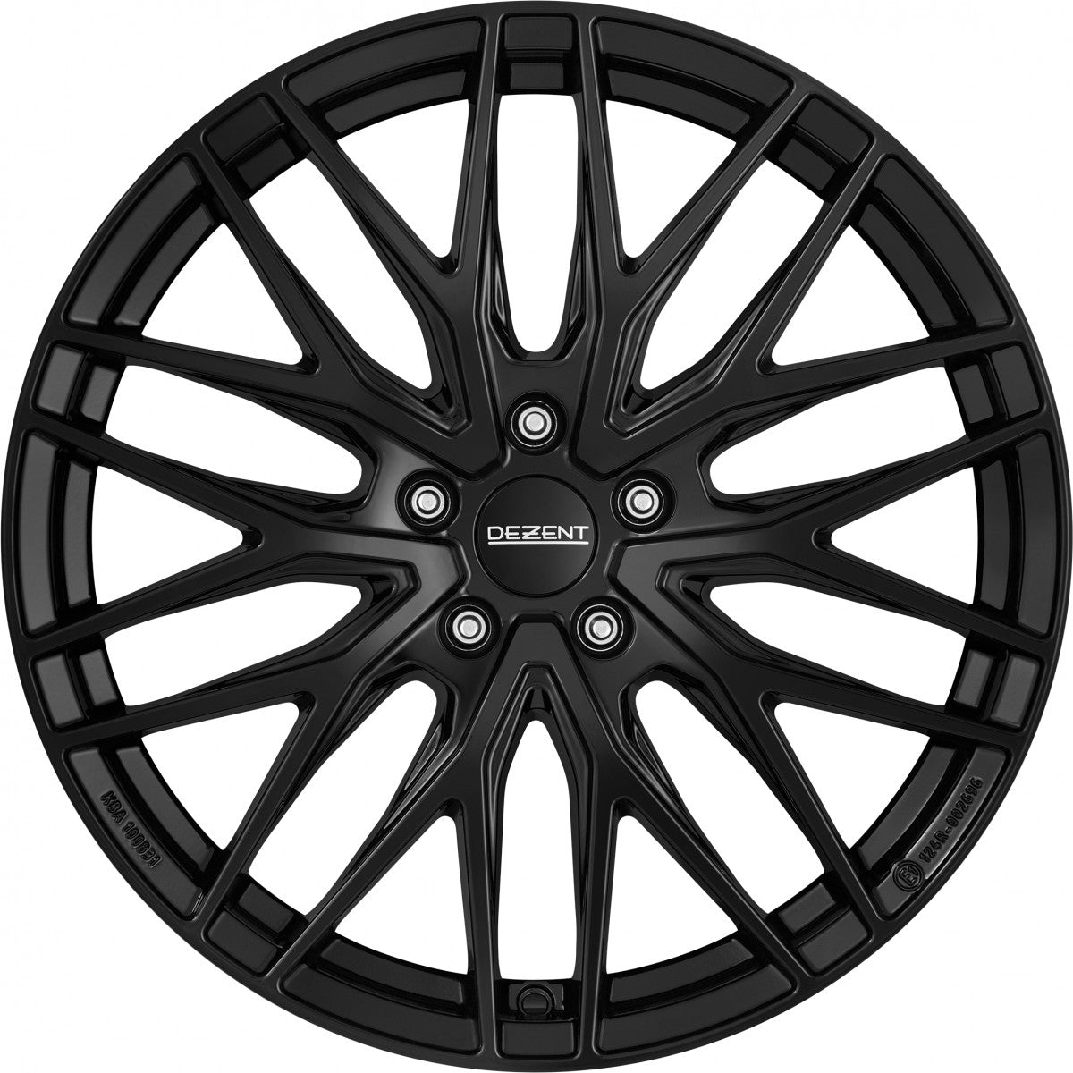 Dezent KY black Alufelge 7x17 Zoll ET47 LK 5x114.3 ML67.1 – Bild 3