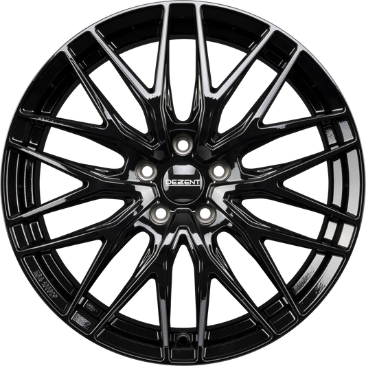 Dezent KY BLACK - Schwarz Glänzend Alufelge 7x18 Zoll ET48 LK 5x108 ML65.1