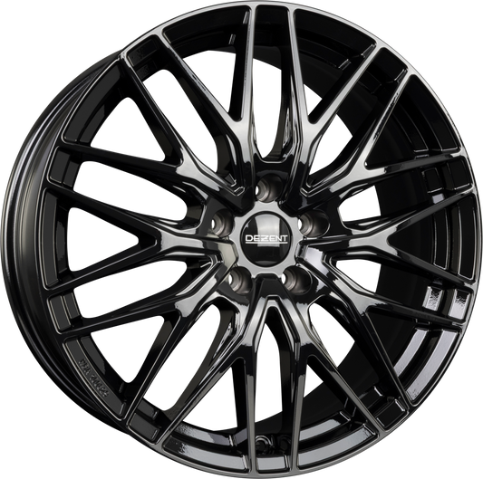 Dezent KY BLACK - Schwarz Glänzend Alufelge 7x18 Zoll ET48 LK 5x108 ML65.1 – Bild 2