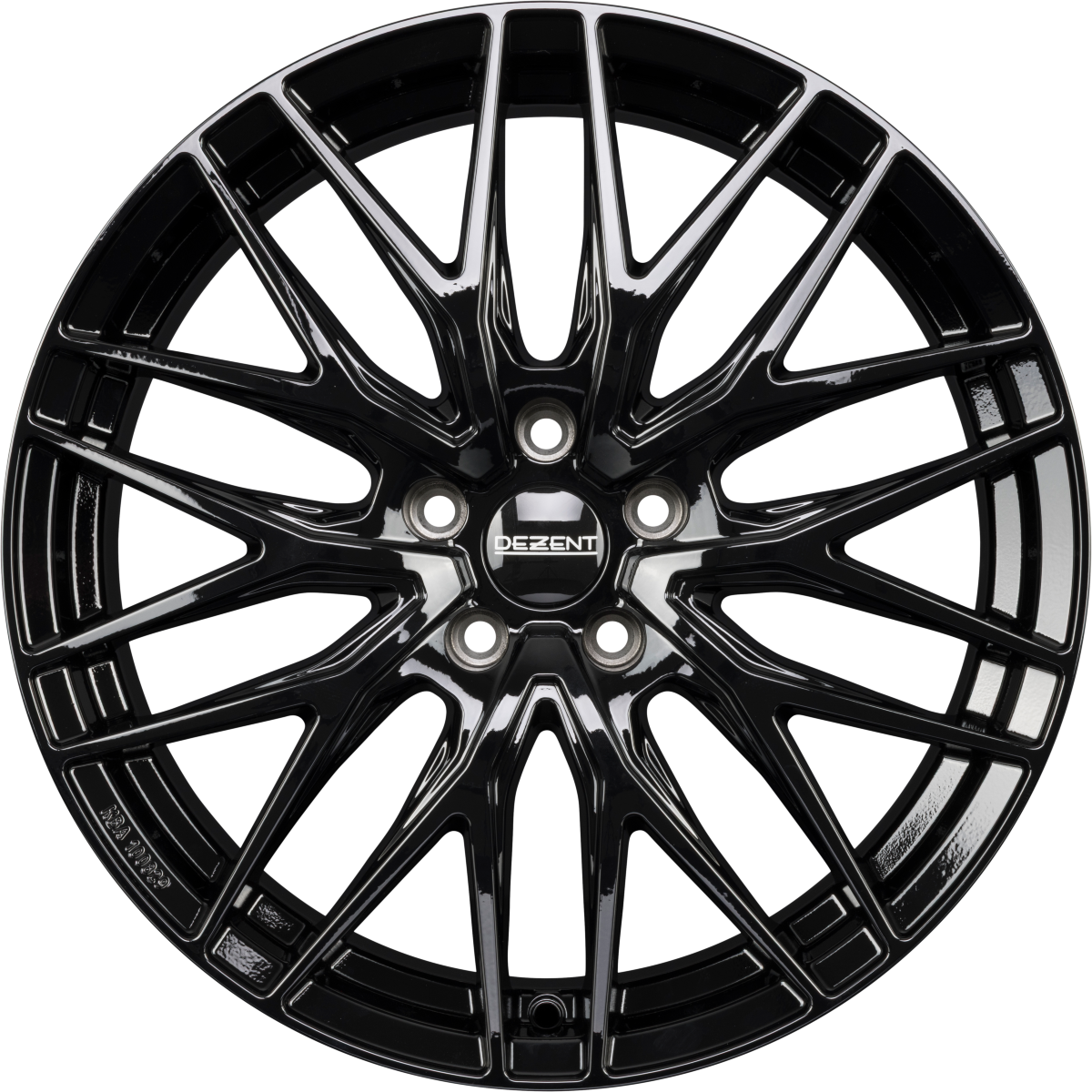Dezent KY BLACK - Schwarz Glänzend Alufelge 7x18 Zoll ET50 LK 5x108 ML63.4