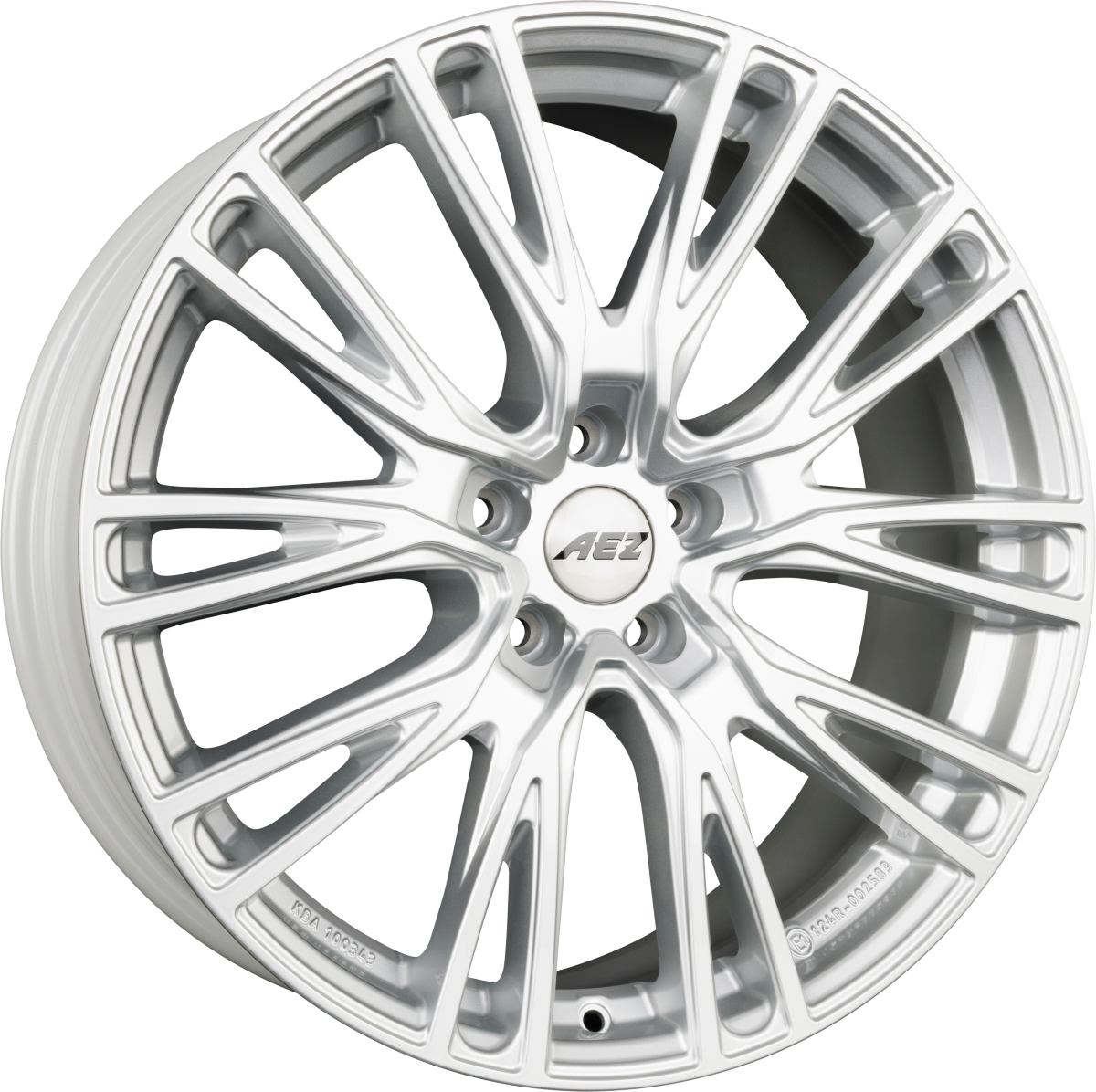 AEZ Seattle SHINE - Silber Shine Alufelge 10x21 Zoll ET51 LK 5x112 ML66.6 – Bild 2