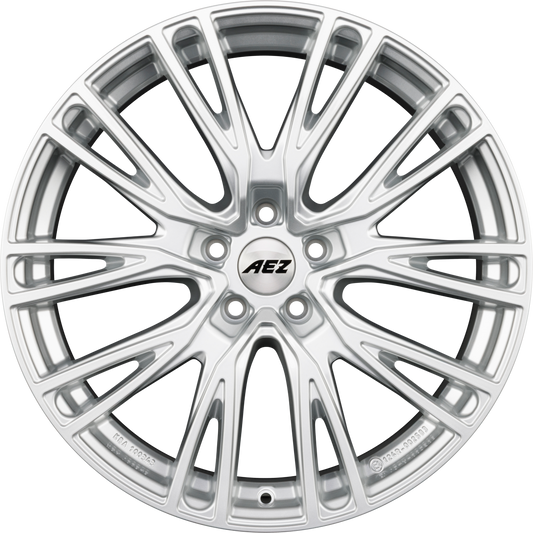 AEZ Seattle SHINE - Silber Shine Alufelge 10x21 Zoll ET44.5 LK 5x120 ML63.4