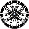 AEZ Seattle DARK - Schwarz Frontpoliert Alufelge 8.5x21 Zoll ET32 LK 5x112 ML66.6