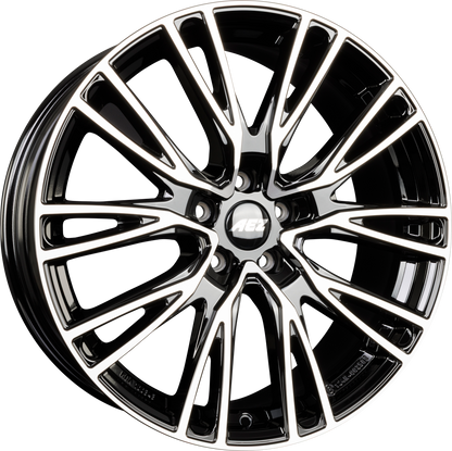 AEZ Seattle DARK - Schwarz Frontpoliert Alufelge 8.5x21 Zoll ET32 LK 5x112 ML66.6 – Bild 2