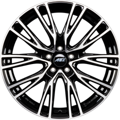 AEZ Seattle DARK - Schwarz Frontpoliert Alufelge 8.5x21 Zoll ET40 LK 5x112 ML57.1
