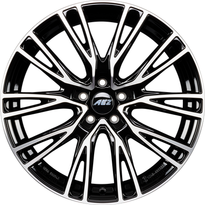 AEZ Seattle DARK - Schwarz Frontpoliert Alufelge 10x21 Zoll ET38 LK 5x112 ML66.6