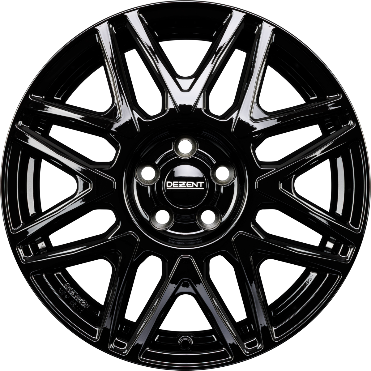 Dezent KH black Alufelge 6.5x16 Zoll ET46 LK 5x114.3 ML67.1 – Bild 6