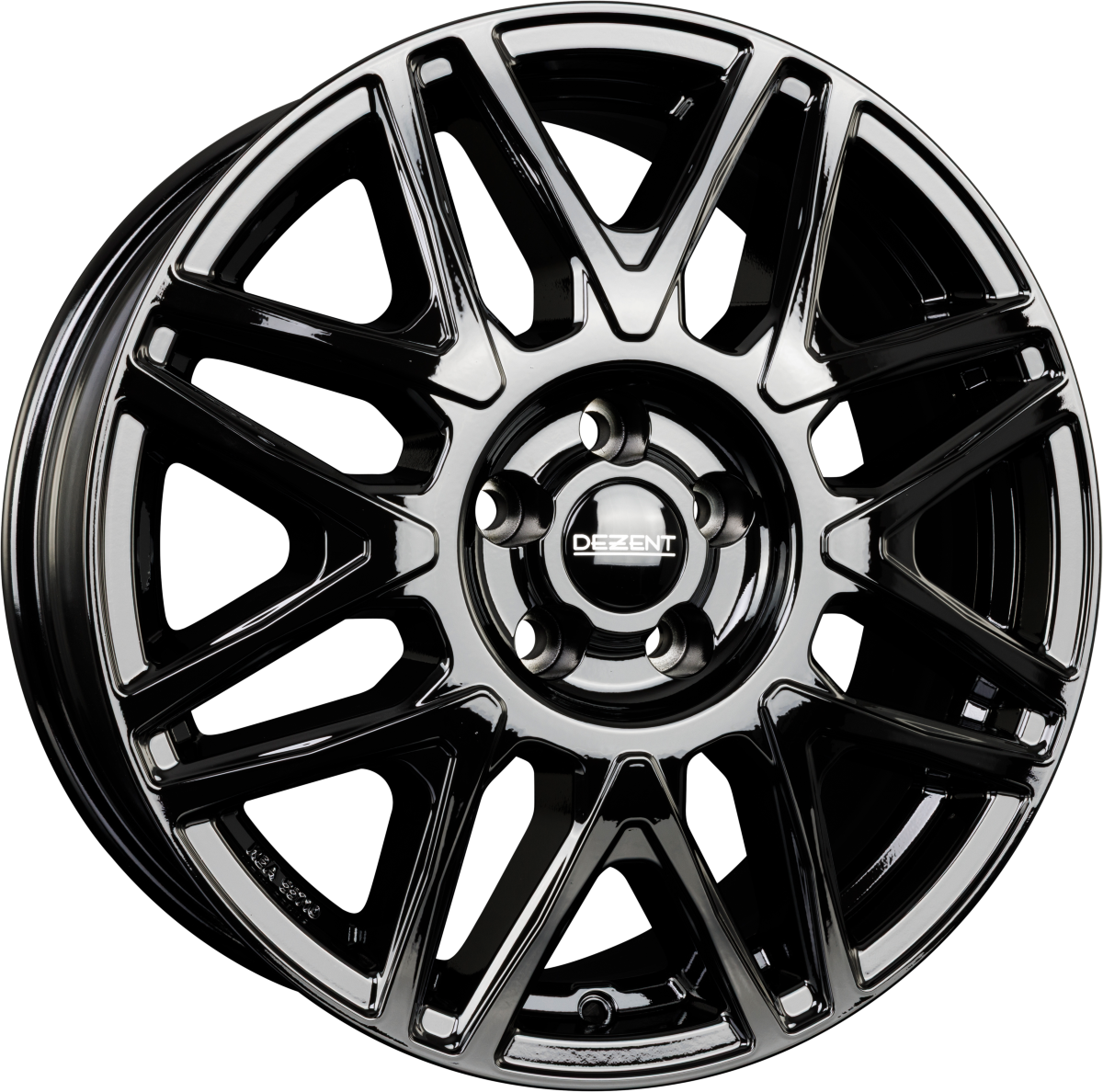 Dezent KH black Alufelge 6.5x16 Zoll ET46 LK 5x114.3 ML67.1 – Bild 7