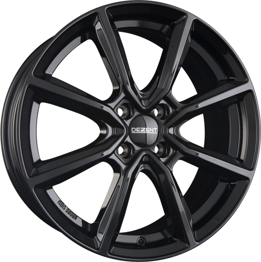 Dezent TN BLACK - Schwarz Alufelge 6.5x16 Zoll ET43 LK 4x100 ML60.1 – Bild 2
