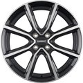 Dezent TN DARK - Schwarz Frontpoliert Alufelge 6.5x16 Zoll ET43 LK 4x100 ML60.1