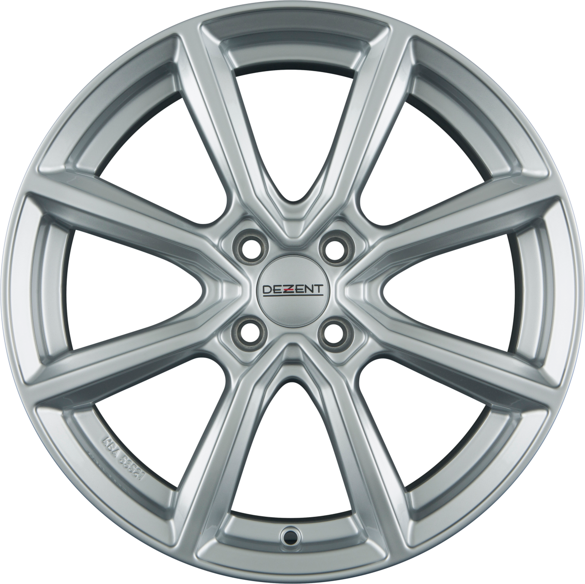 Dezent TN SILVER - Silber Alufelge 6.5x16 Zoll ET43 LK 4x100 ML60.1