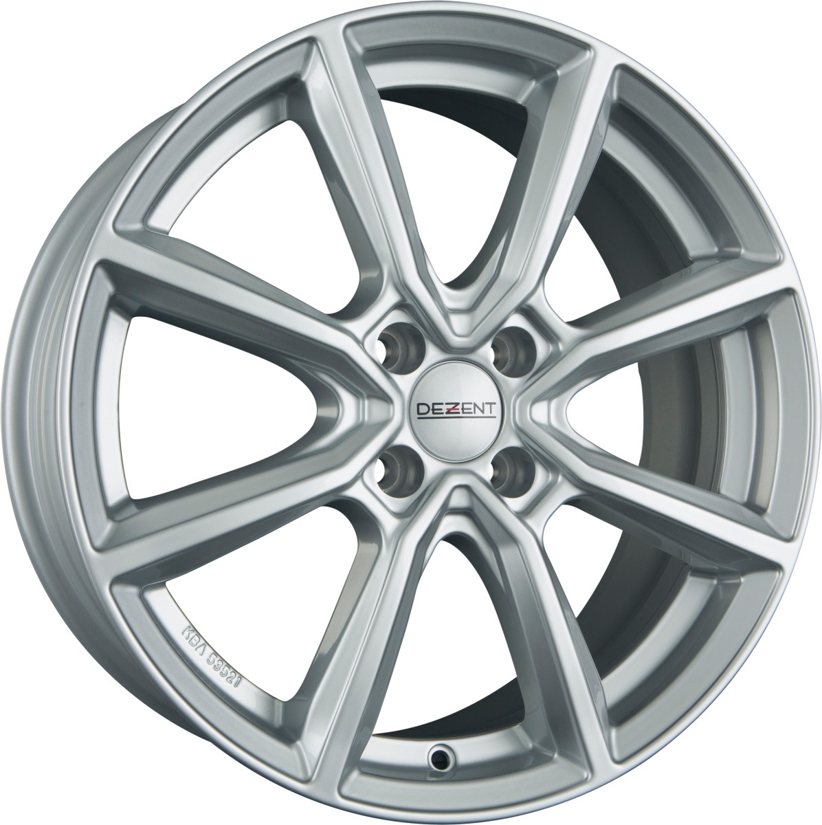 Dezent TN SILVER - Silber Alufelge 6.5x16 Zoll ET43 LK 4x100 ML60.1 – Bild 2