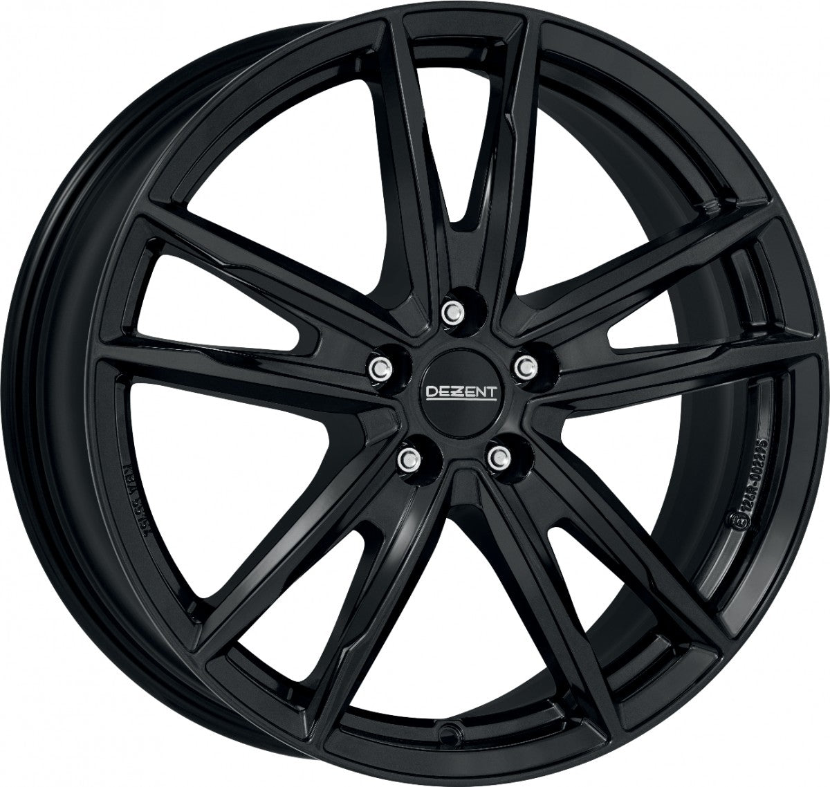 Dezent KF black Alufelge 7x19 Zoll ET45 LK 5x114.3 ML60.1
