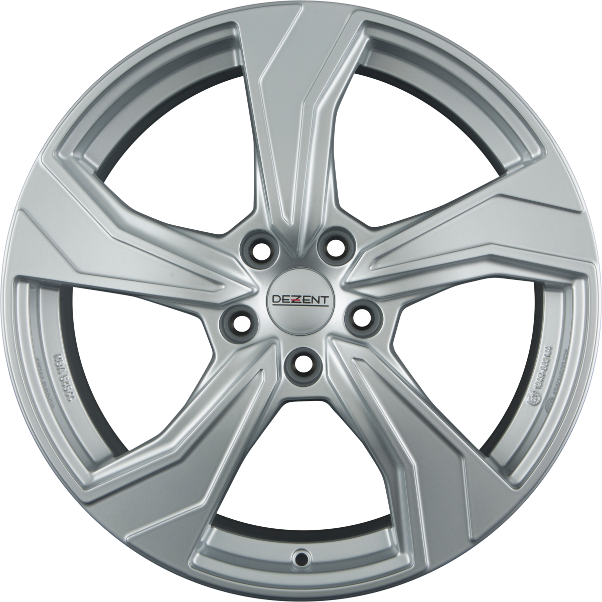 Dezent KB SILVER - Silber Alufelge 7.5x18 Zoll ET40 LK 5x114.3 ML60.1