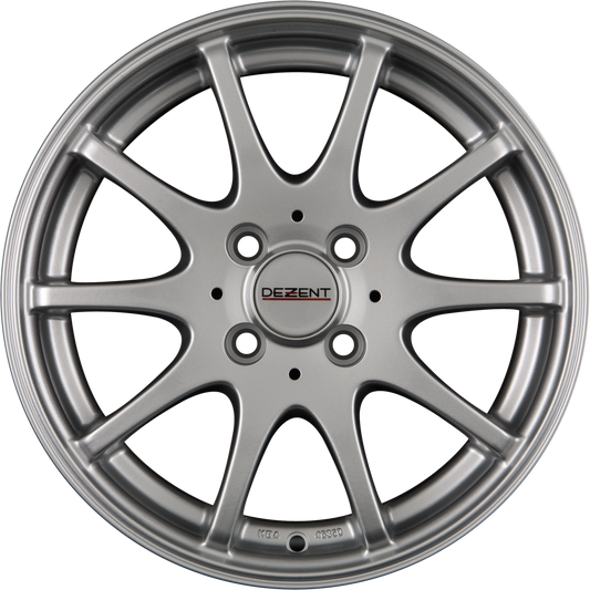 Dezent V Silber Alufelge 6.5x15 Zoll ET38 LK 5x100 ML60.1