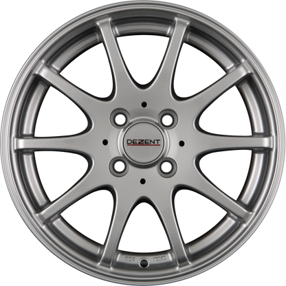 Dezent V Silber Alufelge 7x17 Zoll ET45 LK 4x100 ML54.1