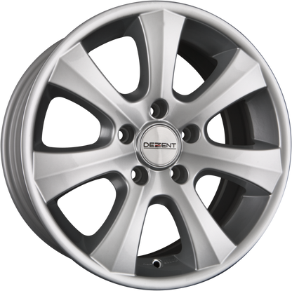 Dezent K Silver Alufelge 7x16 Zoll ET42 LK 5x120 ML72.6 – Bild 2