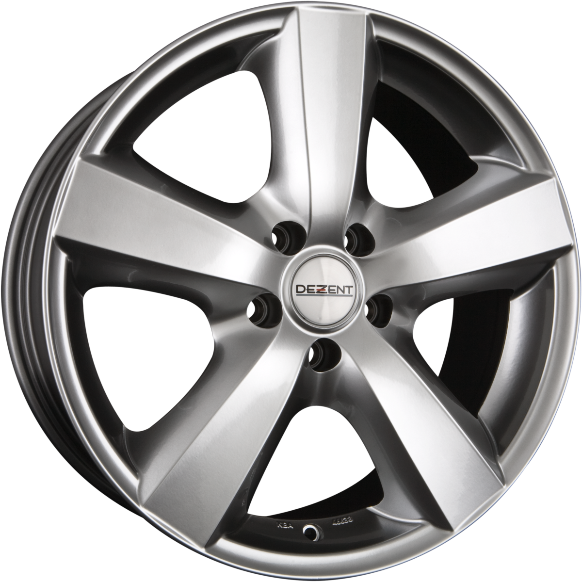 Dezent M High Gloss Alufelge 7x16 Zoll ET43 LK 5x118 ML71.1 – Bild 2