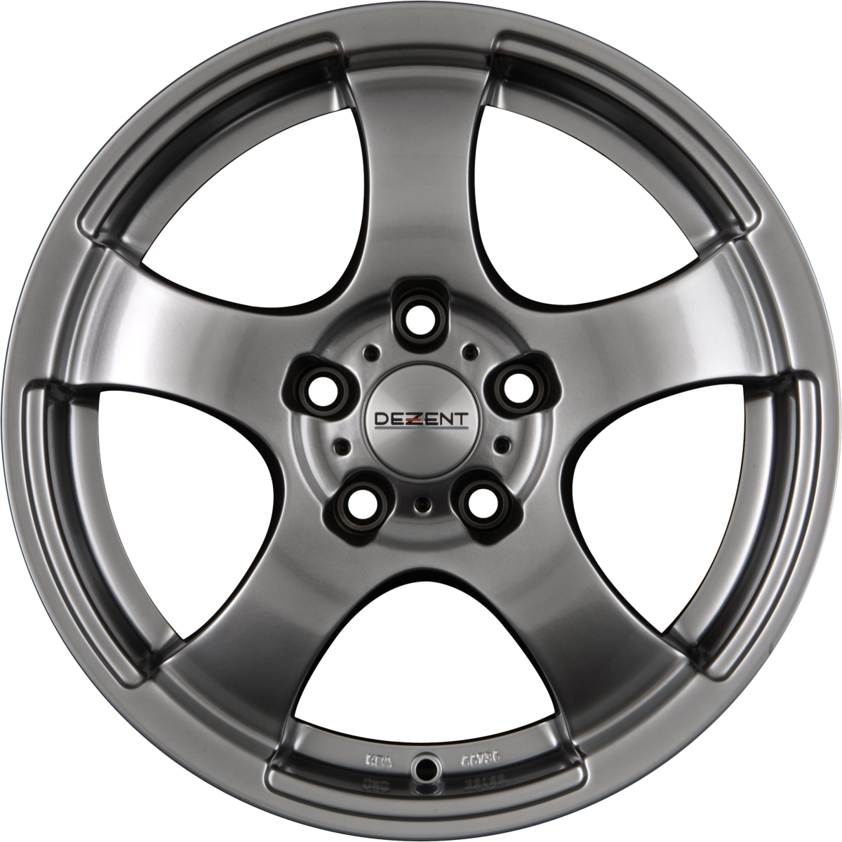 Dezent J High Gloss Alufelge 7x16 Zoll ET48 LK 5x108 ML70.1