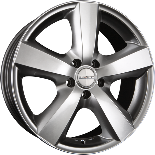 Dezent M High Gloss Alufelge 7x16 Zoll ET40 LK 5x115 ML70.2 – Bild 2