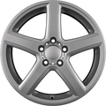 Dezent U Silber Alufelge 7.5x16 Zoll ET35 LK 5x112 ML66.6