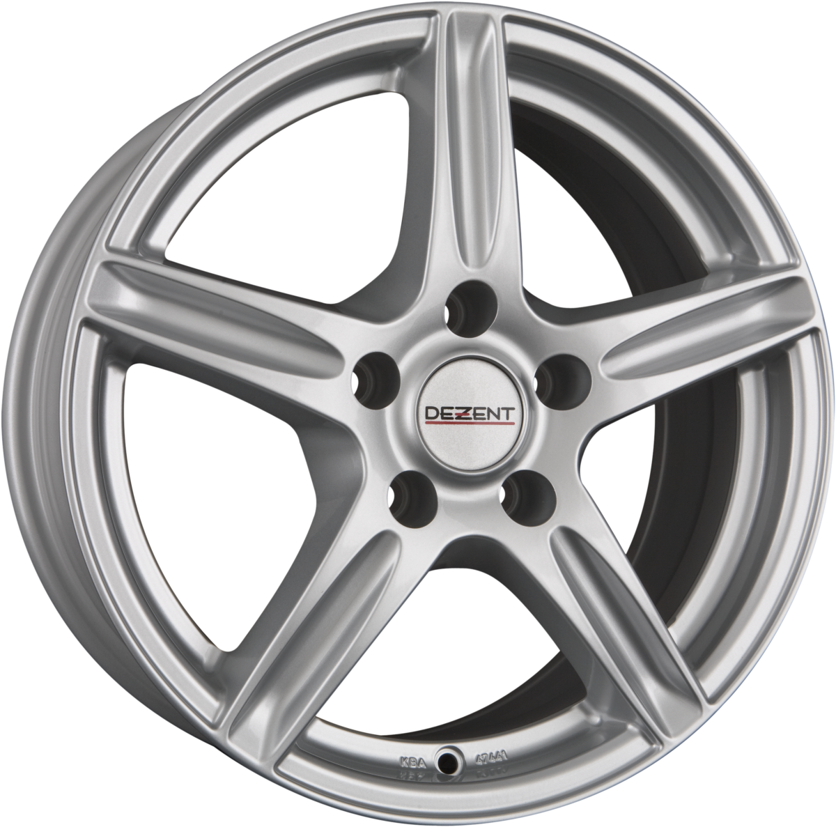 Dezent L Silber Alufelge 5.5x14 Zoll ET32 LK 5x100 ML60.1 – Bild 2