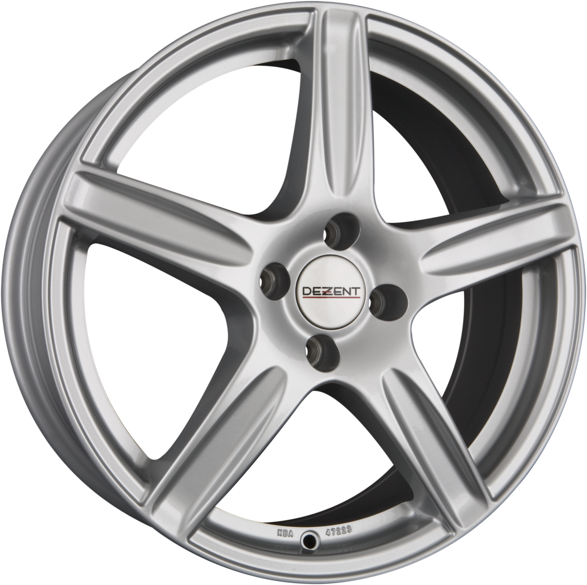 Dezent L Silber Alufelge 4.5x14 Zoll ET45 LK 4x100 ML60.1 – Bild 2
