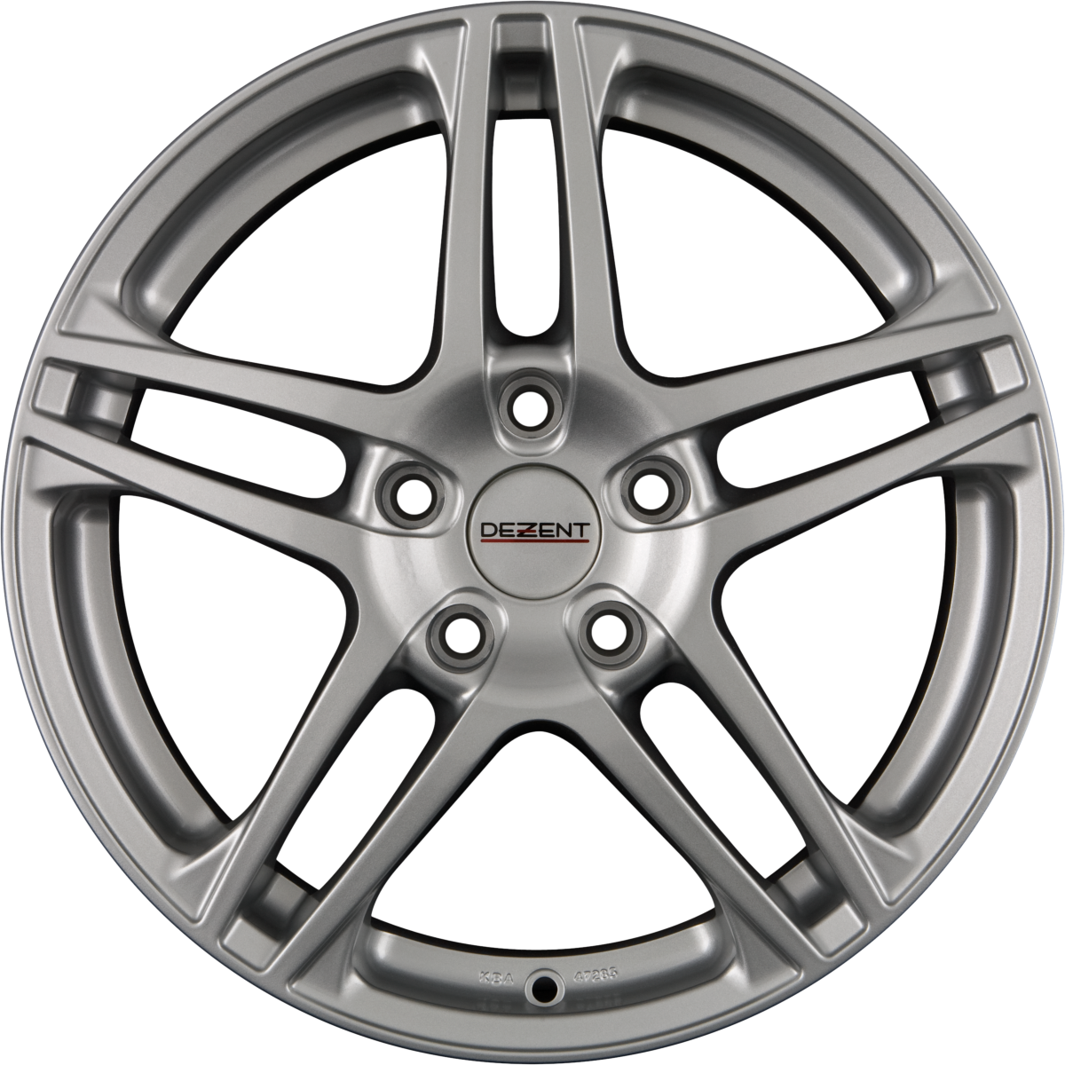 Dezent RB Silber Alufelge 7.5x16 Zoll ET53 LK 5x112 ML66.6
