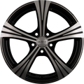 Dezent RI DARK - Schwarz Frontpoliert Alufelge 7.5x17 Zoll ET35 LK 5x112 ML70.1