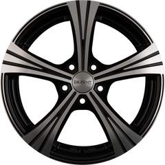 Dezent RI DARK - Schwarz Frontpoliert Alufelge 7.5x17 Zoll ET35 LK 5x112 ML70.1