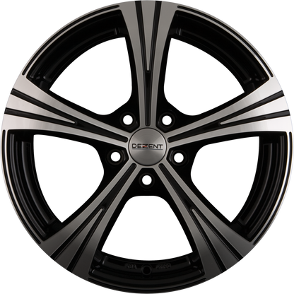 Dezent RI DARK - Schwarz Frontpoliert Alufelge 7.5x17 Zoll ET35 LK 5x112 ML70.1