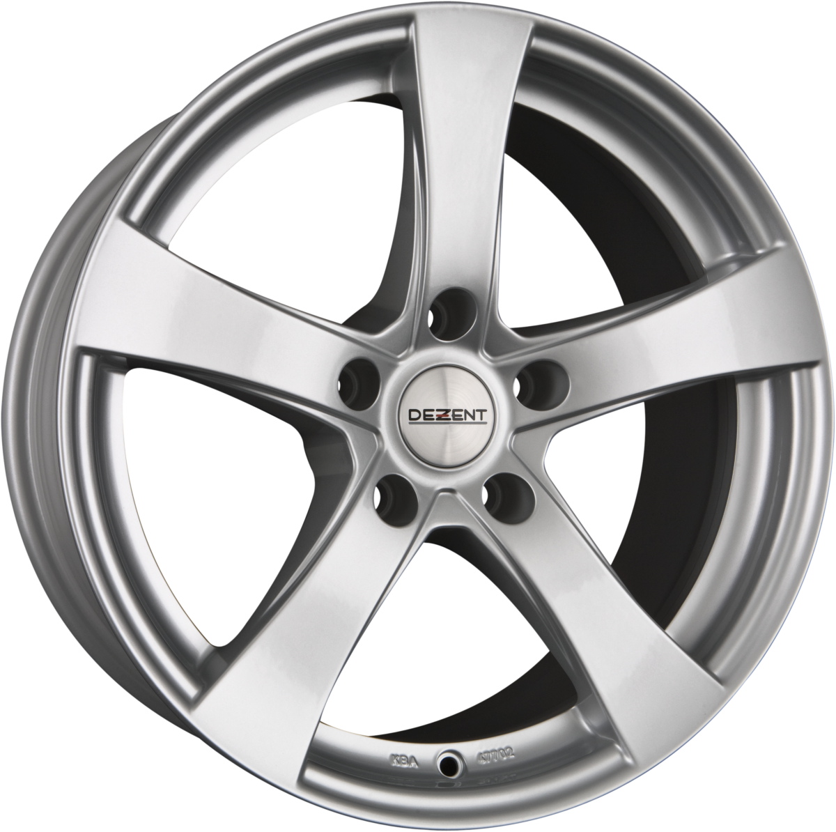 Dezent RE Silber Alufelge 7x17 Zoll ET38 LK 5x112 ML70.1 – Bild 2